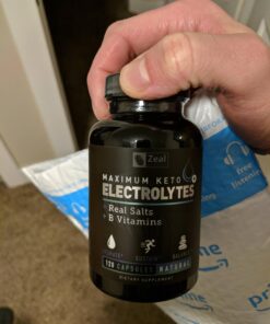 Keto Electrolyte Supplement (120 Capsules) Maximum Keto Electrolytes Supplements Pills w Real Salt®, B Vitamins, Magnesium and Potassium Supplement - Salt Pills & Electrolyte Tablets 27 71Vq788RpL 1