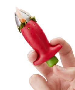 Chef'n Original Stem Gem Strawberry Huller, Red/Green - 27 71Vr0zQ3f8L