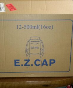 Cobalt Blue EZ Cap Bottles-16 oz.-Case of 12-Caps Included 10 71VrYWQsUaL