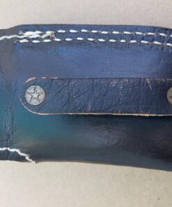 Custom made damascus blade & bolsters ram horn handle,with genuine leather sheath 5060-RD 28 71Vs33RsROL