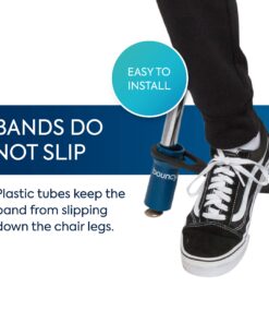 Bouncy Bands Original for Elementary School Chairs (Blue, Pack of 1) Blue 15 71VtF IARYL