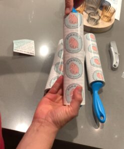 Mammoth Lint Roller-Extra Large Lint Roller, 2 Rollers and 2 Refills, 90 Sheets per Roll, Perfect for Pets (360 Extra Long Sheets Total) 43 71VtM93imBL