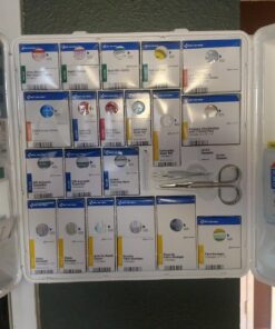 First Aid Only 1000-FAE-0103 50-Person SmartCompliance OSHA First Aid Kit for Businesses, Large Plastic First Aid Cabinet with Medications, 245 Pieces 27 71Vtk9qEsL