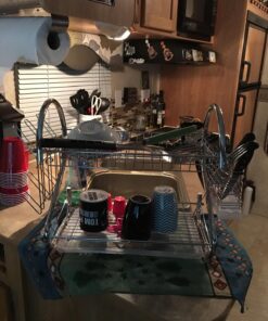 Better Chef 16-inch H Dish Rack, Chrome-Plated (93575780M) S-Shape 36 71Vu7zWioeL