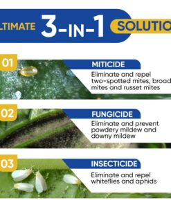 AgroMagen, GrowSafe Bio-Pesticide For Spider, Organic Natural Miticide, Fungicide and Insecticide, (8.5 fl.oz.) 8.5 Fl Oz (Pack of 1) 26 71VuL69QuPL