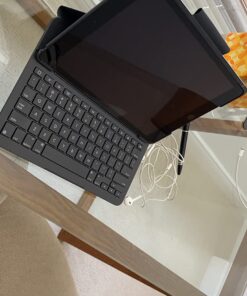 Logitech iPad (7th, 8th and 9th generation) Keyboard Case | Slim Folio with integrated wireless keyboard (Graphite), 7.3" x 10.1" x 0.9" Tablet Keyboard 21 71VvBYQ72qL