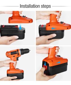 Powerextra 6.0Ah 18 Volt HPB18-OPE Lithium Replacement Battery for Black&Decker A1718 A18NH HPB18 HPB18-OPE (1 Pack) 18 71Vvb0L2luL