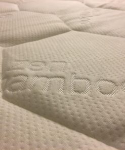 Zen Bamboo Mattress Pad Cover - Cooling Bed Topper & Waterproof Protector w/Deep Pockets, Queen Size, White 31 71VwQUQXFVL