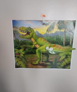 Beistle Pin The Tail On The Dinosaur Game, 18" x 21½", Multicolored, Birthday, Children's party, Halloween, Christmas 33 71Vx48m5AaL