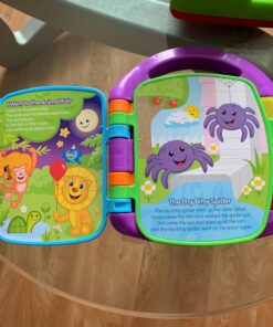 Fisher-Price Laugh & Learn Musical Baby Toy, Storybook Rhymes, Electronic Learning Book With Lights & Songs For Ages 6+ Months 15 71Vx9oJUjTL