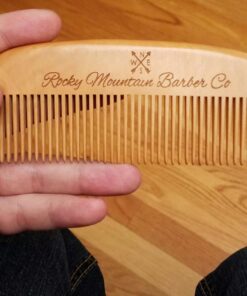 Hair Comb - Wood with Anti-Static & No Snag Handmade Brush for Beard, Head Hair, Mustache with Design in Gift Box 42 71VyEwuSDCL 1