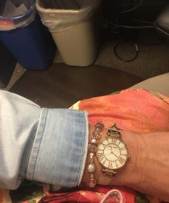 Anne Klein Women's 10/9918RGLP Rose Gold-Tone Watch with Leather Band 34 71VyJuf04bL