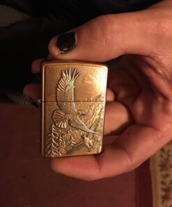 Zippo Eagle Lighters Brushed Brass 38 71Vz3hN6beL