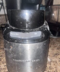 Hamilton Beach Stay or Go Blender with 32oz Jar, 8oz Grinder for Nuts & Spices, and 2 Portable Cups with Drinking Lids for Shakes and Smoothies, BPA Free, Black and Silver (52400) 31 71VzSctTbCL