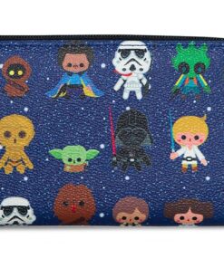 Alternative view of Loungefly Star Wars Baby All Over Print Zip Around Wallet, Blue
