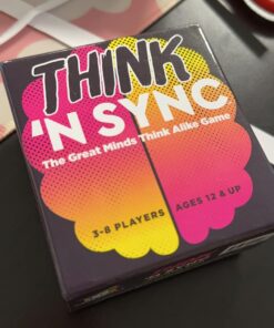 Gamewright - Think 'N Sync - The Great Minds Think Alike Game Card Game 10 71W S27kRcL