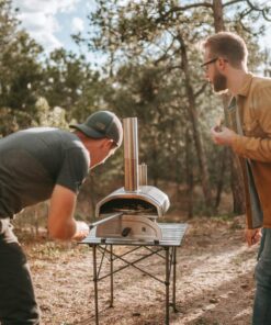 ooni Pizza Turning Peel – Pizza Turner - Long Handle Lightweight Metal Pizza Peel for Making Homemade Pizza Outdoor Pizza Oven Accessories 13 71W mEkXQ L