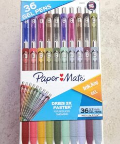 Paper Mate InkJoy Pens, Gel Pens, Medium Point (0.7 mm), Assorted, 36 Count 1 Count (Pack of 36) 47 71W01XVs98L