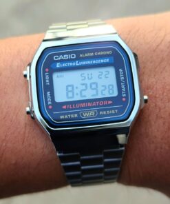 Casio Collection Unisex Adults Watch A168WA SILVER 34 71W0GJ16MsL