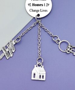 Realtor Gift for Women Men Car Hanging Ornament for Realtor Real Estate Agent Gift Thank You Gifts for Realtor Car Rear View Mirror Hanging Accessories for Real Estate Salesperson Gift for Birthday 11 71W0ZqkJDwL