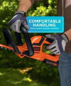BLACK+DECKER 20V MAX Cordless Hedge Trimmer, 22-Inch, Tool Only (LHT2220B) 30 71W0gaKpDIL 1