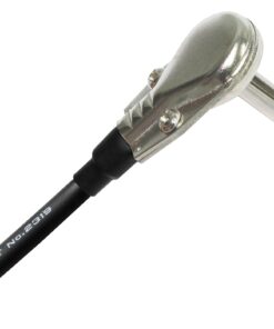 WORLDS BEST CABLES 6 Units - 6 Inch - Pedal, Effects, Patch, Instrument Cable Custom Made Made Using Mogami 2319 Wire and Eminence Nickel Plated ¼ inch (6.35mm) R/A Pancake Type Connectors 18 71W14HhtghL