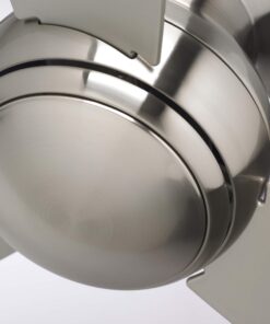 Emerson Curva Sky LED Indoor Curva Sky 52-inch Modern Ceiling Fan, 3-Blade Ceiling Fan with LED Lighting and 6-Speed Remote Control,Brushed Steel (LED Light) Brushed Steel 52 Inch 12 71W1pw5sNL