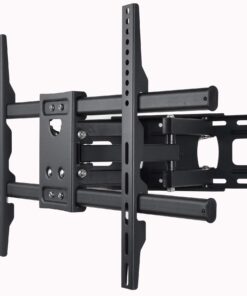VideoSecu MW380B5 Full Motion Articulating TV Wall Mount Bracket for Most 37"-70" LED LCD UHD Plasma HDTV Up to 125 lbs with 684x400 600x400 400x400 150x100mm, Dual Arm Pulls Out Up to 14" AW9 54 71W1zBtAD9L