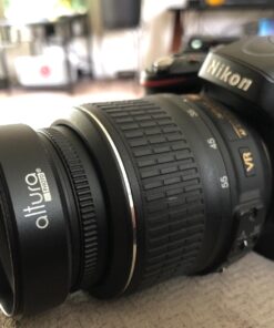 52MM 0.43x Altura Photo Professional HD Wide Angle Lens (w/Macro Portion) for Nikon D7100 D7000 D5500 D5300 D5200 D5100 D3300 D3200 D3100 D3000 DSLR Cameras 52MM 46 71W29jp0neL