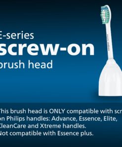 Philips Sonicare Genuine E-Series Replacement Toothbrush Heads, 2 Brush Heads, White, Frustration Free Packaging, HX7022/30 12 71W2oYebPSL