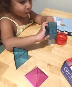 Learning Resources View-Thru Geometric Solids - Geometric Shapes, Back to School Supplies Must Haves, Math Teacher Supplies Helper 20 71W3DQ0lrIL