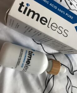 Timeless Skin Care Hyaluronic Acid 100% Pure Serum - 2 oz - Powerful Formula to Rehydrate Skin & Boost Moisture Levels + Relieves Appearance of Skin Tightness - Recommended for All Skin Types 2 Fl Oz (Pack of 1) 38 71W3xkvUbVL