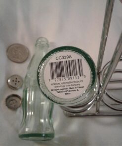 TableCraft Coca-Cola Salt and Pepper Shaker Set with Chrome Plated Metal Rack, Coca-Cola Salt and Pepper Shaker Set 23 71W451rTaWL