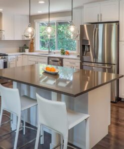 Linea di Liara Primo Large Chrome Glass Globe Pendant Light Fixture Farmhouse Pendant Lighting for Kitchen Island Mid Century Modern Ceiling Light Clear Glass Shade, UL Listed 21 71W4Dz8YmtL