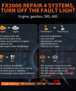 ANCEL OBD2 Scanner FX2000 Car Diagnostic Tool, ABS SRS Transmission Airbag Car Scanner, Check Engine Car Code Reader, Automotive Scan Tool for All Cars 21 71W4eVJ7gzL