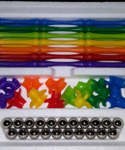 Goobi 70 Piece Magnetic Building Sticks Blocks Tiles Toy Magnet 3D Construction Set STEM Educational Toys for 3 4 5 6 7 8 Year Old Kids Boys Girls Adults with Storage Box and Instruction Guide 29 71W4jasQx5L