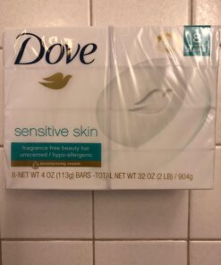 Dove Beauty Bar Gently Cleanses and Nourishes Sensitive Skin Effectively Washes Away Bacteria While Nourishing Your Skin, 3.75 oz (Pack of 16) 3.75 Ounce (Pack of 16) 60 71W59jBDTfL