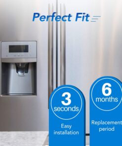 ICEPURE 4396508 Refrigerator Water Filter Compatible with Whirlpool 4396508, 4396510, Filter 5, EDR5RXD1, NL240V, WFL400, LC400V, 4392857, RWF0500A 1PACK 19 71W5A6ur32L