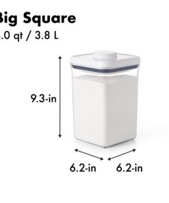 OXO Good Grips 10-Piece Airtight Food Storage POP Container Value Set, Standard Packaging,White,10 Piece 30 71W6 g3TbvL