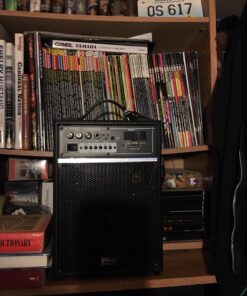 Pyle 300 Watt Outdoor Indoor Wireless Bluetooth Portable PA Speaker 6.5 inch Subwoofer Sound System with USB SD Card Reader, Rechargeable Battery, Wired Microphone, FM Radio, Remote - PWMAB250BK Black 26 71W7eOfQK L