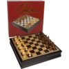 Adrienne Chess Inlaid Burl Wood Board Game with Weighted Wooden Pieces, Extra Large 19 x 19 Inch Set 37 71W8Cgj1rqL