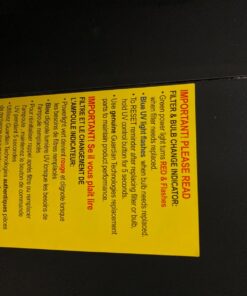 Germ Guardian Filter B HEPA Pure Genuine Air Purifier Replacement Filter, Removes 99.97% of Pollutants for AC4825, AC4300, AC4900, AC4825DLX, AC4850, CDAP4500, AP2200, Black/Yellow, FLT4825 FLT4825 HEPA PURE 34 71W8nFr9ANL