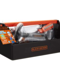 BLACK+DECKER Jr. My First Tool Box - 14 Piece Set 18 71W8rbfqj3L