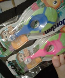 Jordan* ® | Step 1 Baby Toothbrush | 0-2 Years, Soft Bristles, BPA Free | 4 Pack 39 71W90kgL31L