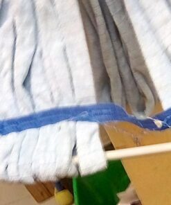 Commercial Mop Head Replacement - Large Microfiber Tube Mop (18 oz.) | Industrial Wet Mops | Washable Refill, Reusable, Heavy Duty, Looped End Mopheads | Hardwood, Tile, Laminate Floors (Blue) Blue Large 1 Pack 13 71W914nS3KL