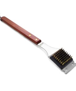 New Star Foodservice 59007 Stainless Steel BBQ Tool Set with Solid Hard Wood Handles, Set of 4 4-Piece BBQ Tool Set 14 71W9pfFCv L