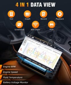 FOXWELL NT726 All System OBD2 Scanner Diagnostic Tool with 12 Services Automotive Diagnostic Code Reader Scan Tool with Oil/EPB/BMS/SAS/TPMS/ABS Bleeding/Injector Coding/Throttle Reset/Air Suspension 20 71WA4VirZSL