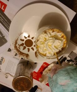 EspressoWorks 19-Bar Espresso, Latte and Cappuccino Maker 10-Piece Set - Brew Cappuccino and Latte with One Button - Espresso Machine with Milk Steamer 1250W - Coffee Gifts (Black) Black 38 71WATTdOogL