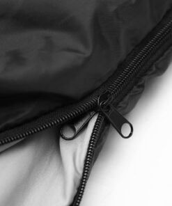 Double Sleeping Bag, Ohuhu Sleeping Bags for Adults with 2 Pillows 2 Person Sleeping Bag for Kids Waterproof Cold Weather Sleeping Bags for Family Teens Camping Backpacking Hiking Outdoor Black 40 71WAbcsuQNL