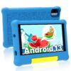 ApoloMedia Kids Tablet, 7 inch Android Tablet for Kids, Toddler Tablet with Bluetooth, WiFi, Parental Control, Dual Camera,3GB RAM 32GB ROM, Blue 49 71WApTUhrL